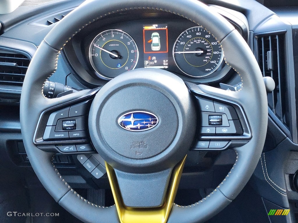 2023 Subaru Crosstrek Sport Black Steering Wheel Photo #145510470