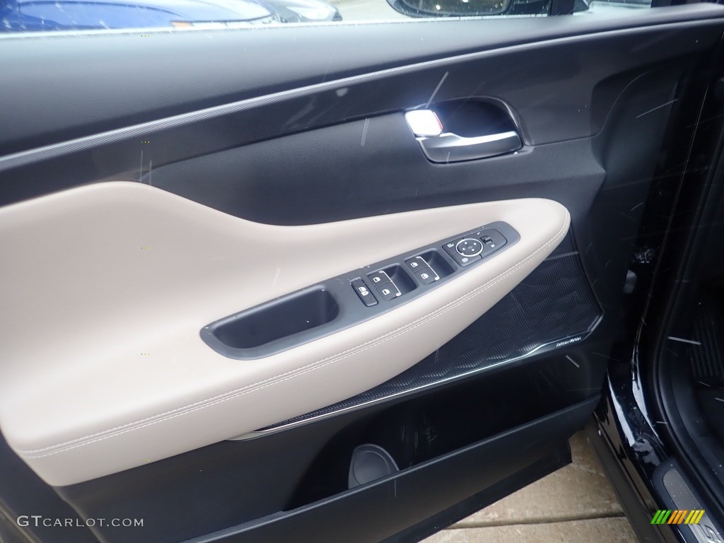 2023 Hyundai Santa Fe Hybrid SEL Premium AWD Beige/Black Door Panel Photo #145510707