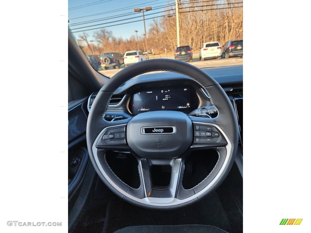 2023 Jeep Grand Cherokee Laredo 4x4 Global Black Steering Wheel Photo #145511067