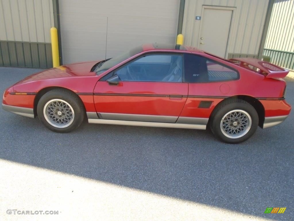 Red 1986 Pontiac Fiero GT Exterior Photo #145511214