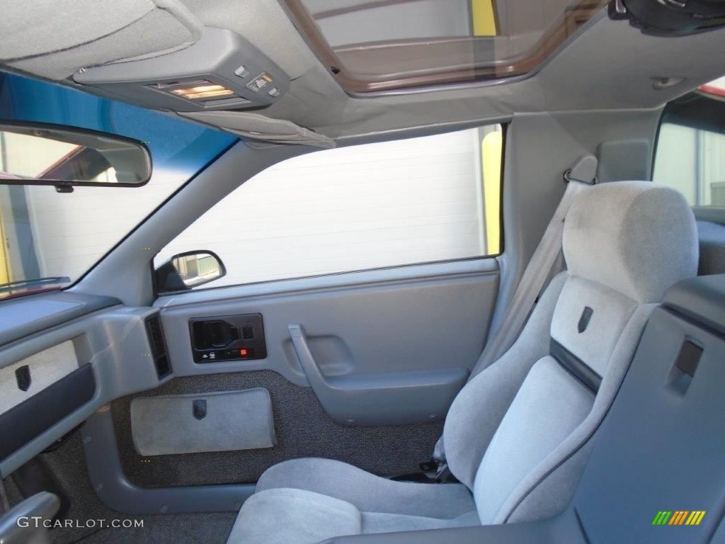 Gray Interior 1986 Pontiac Fiero GT Photo #145511351