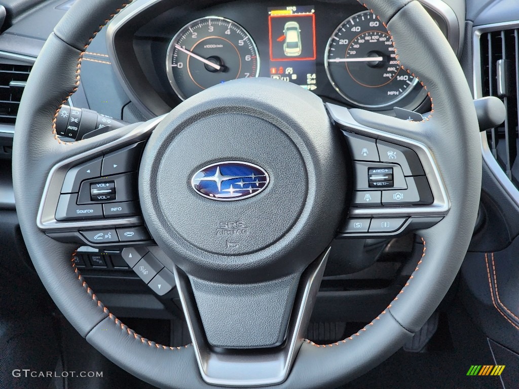2023 Subaru Crosstrek Limited Black Steering Wheel Photo #145511547