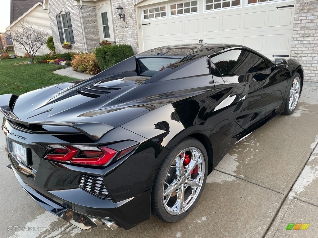 Black 2022 Chevrolet Corvette Stingray Convertible Exterior Photo #145511967