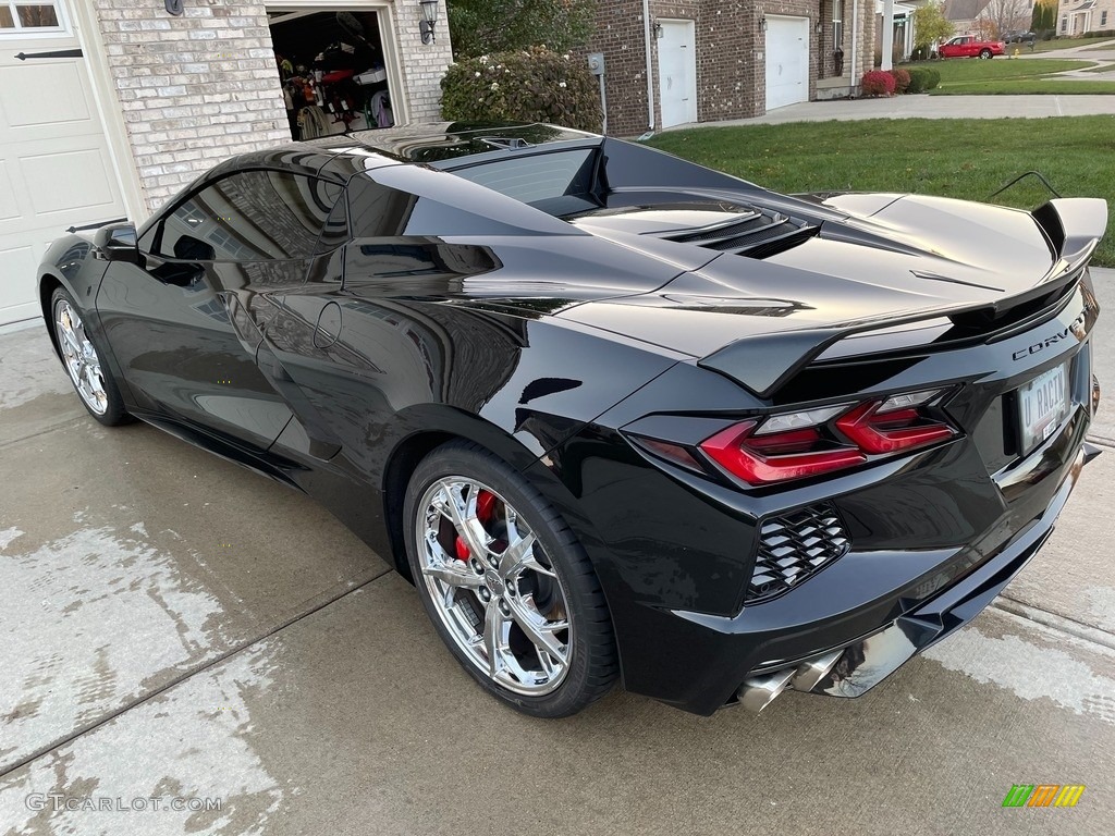 Black 2022 Chevrolet Corvette Stingray Convertible Exterior Photo #145511991