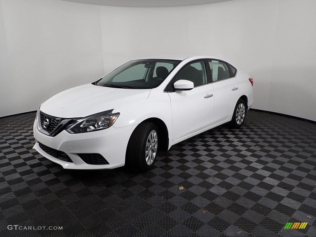 2019 Sentra S - Fresh Powder / Charcoal photo #5