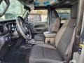 Black 2023 Jeep Wrangler Willys 4x4 Interior Color