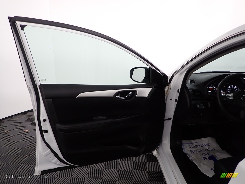 2019 Sentra S - Fresh Powder / Charcoal photo #11