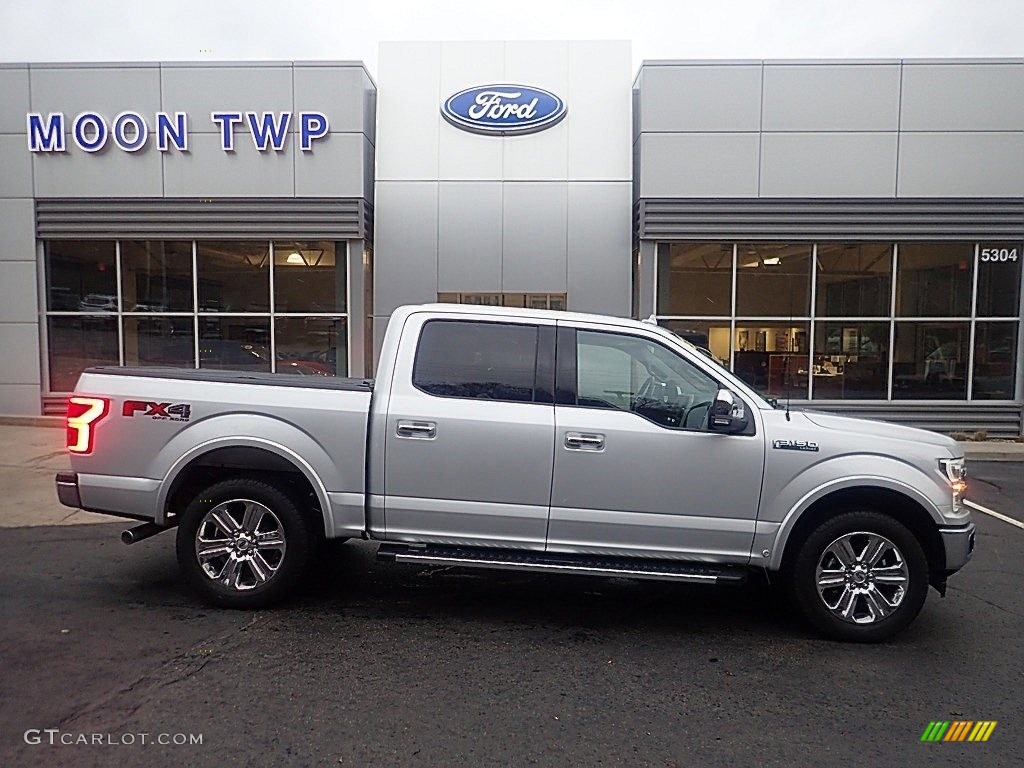 2018 F150 Lariat SuperCrew 4x4 - Ingot Silver / Black photo #1