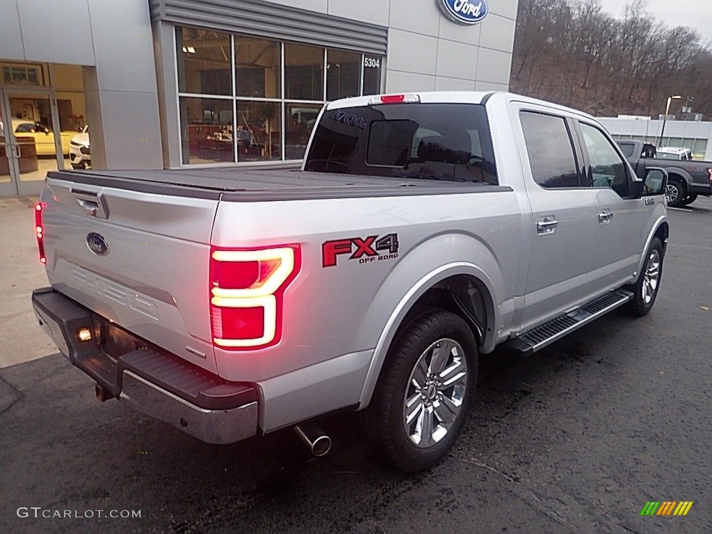 2018 F150 Lariat SuperCrew 4x4 - Ingot Silver / Black photo #2