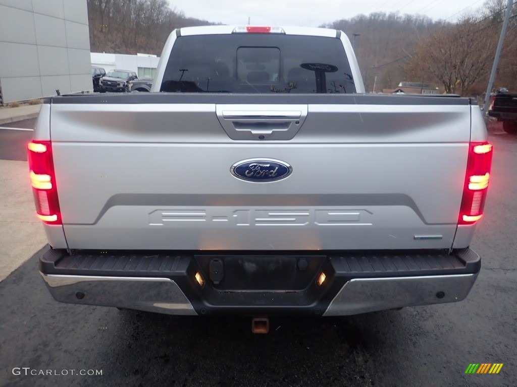 2018 F150 Lariat SuperCrew 4x4 - Ingot Silver / Black photo #3