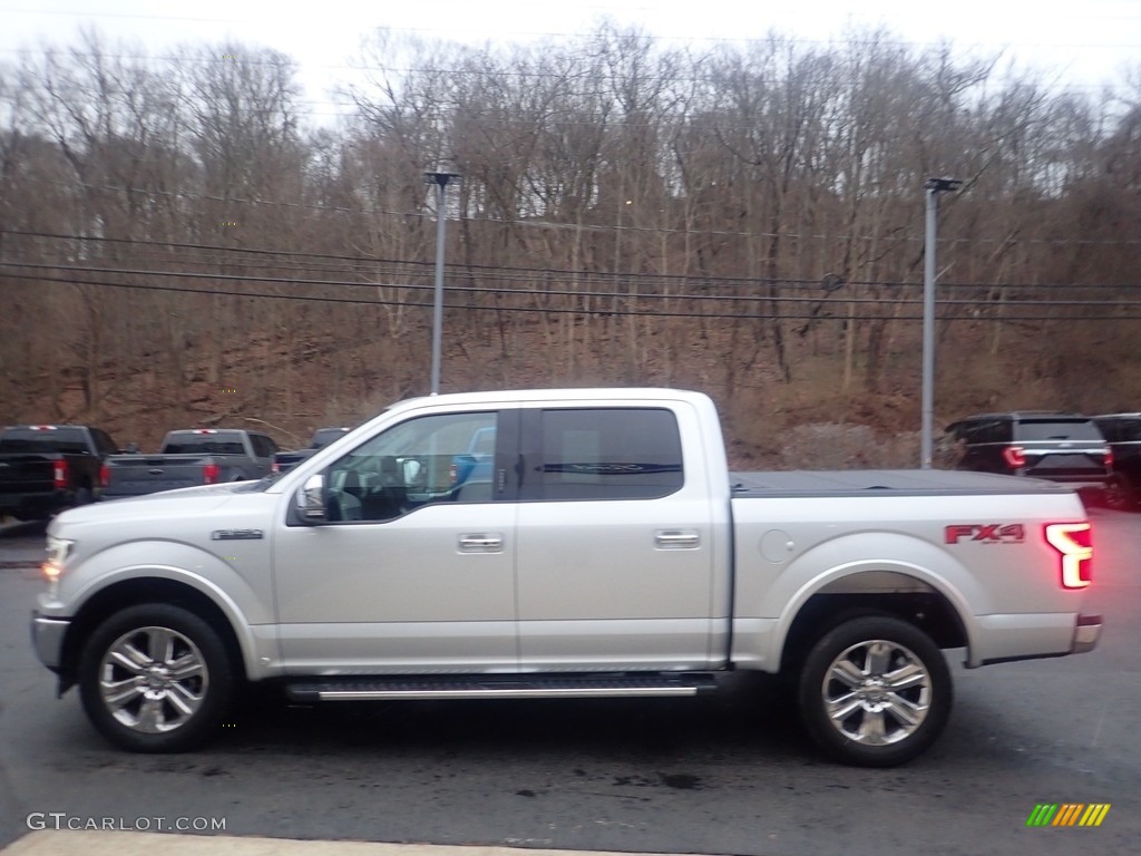 2018 F150 Lariat SuperCrew 4x4 - Ingot Silver / Black photo #6