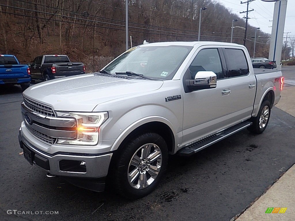 2018 F150 Lariat SuperCrew 4x4 - Ingot Silver / Black photo #7