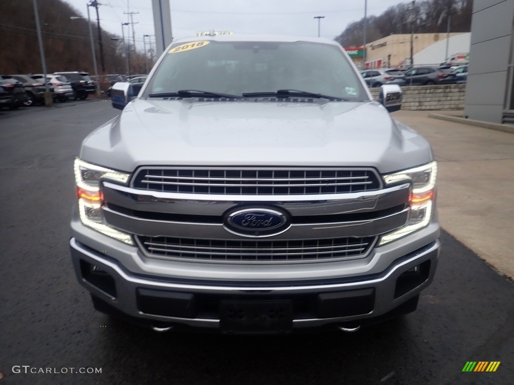2018 F150 Lariat SuperCrew 4x4 - Ingot Silver / Black photo #8