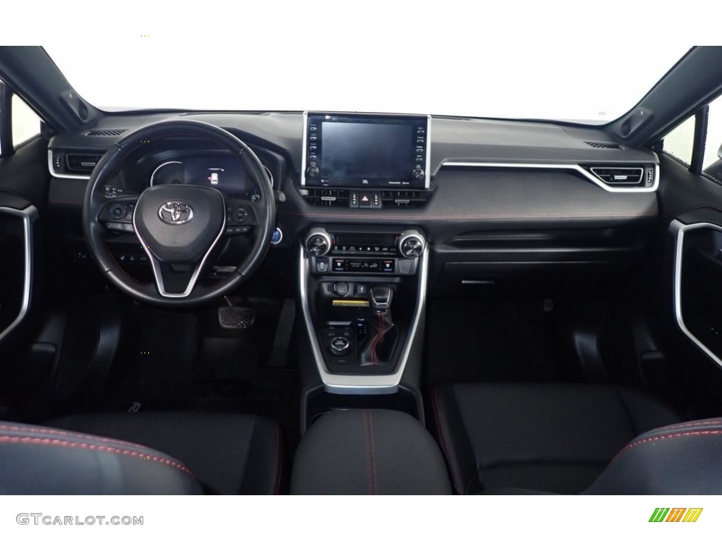 2021 Toyota RAV4 Prime XSE AWD Plug-In Hybrid Black Dashboard Photo #145513422
