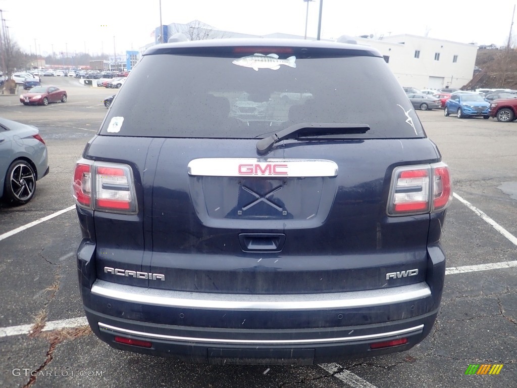 2015 Acadia SLT AWD - Dark Sapphire Blue Metallic / Light Titanium photo #3