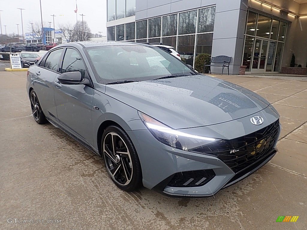 Electric Shadow 2023 Hyundai Elantra N-Line Exterior Photo #145514019