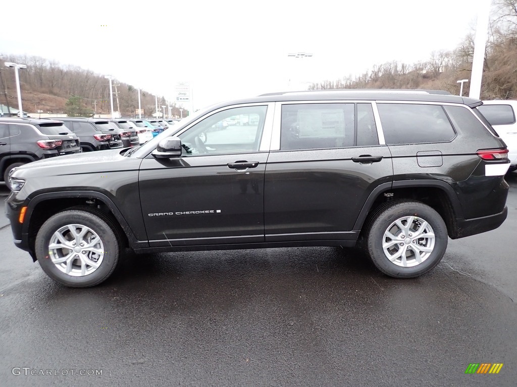 Rocky Mountain Pearl 2023 Jeep Grand Cherokee L Limited 4x4 Exterior Photo #145514046