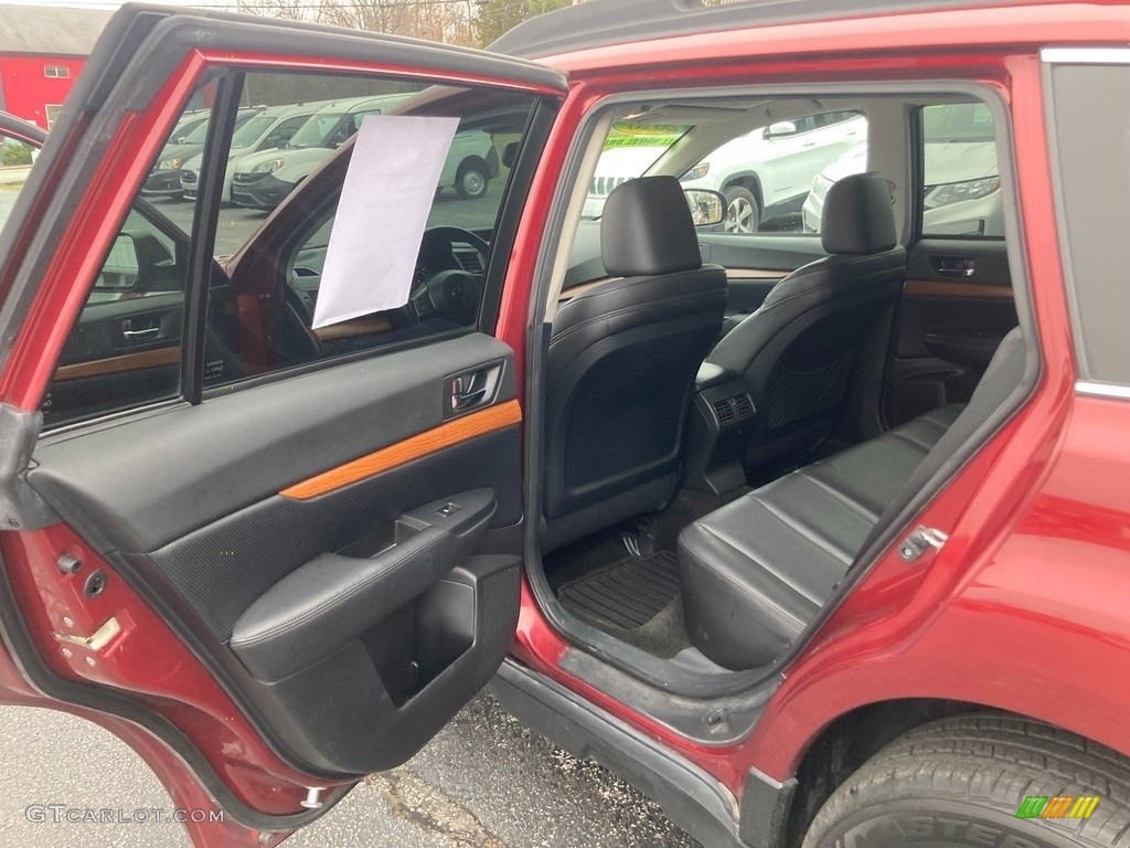 2013 Outback 2.5i Limited - Venetian Red Pearl / Off Black Leather photo #17