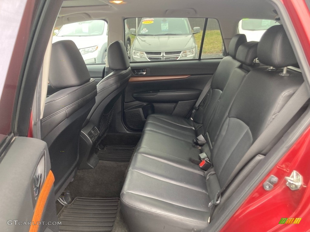 2013 Outback 2.5i Limited - Venetian Red Pearl / Off Black Leather photo #18