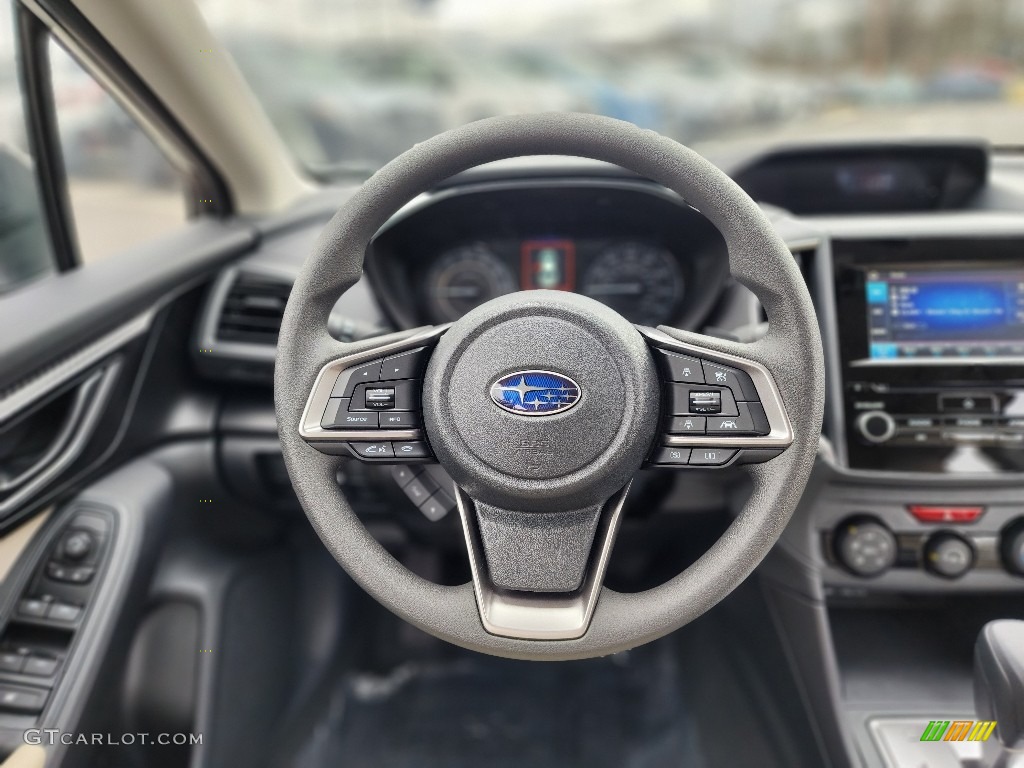 2023 Subaru Impreza Premium 5-Door Ivory Steering Wheel Photo #145515671