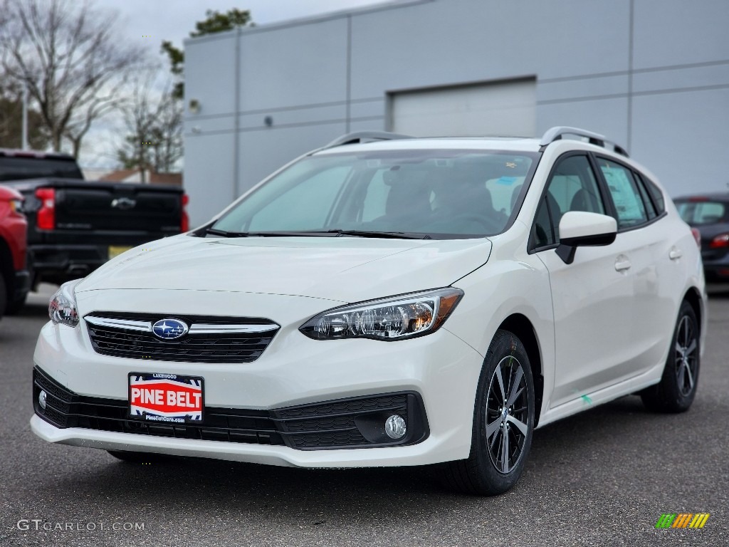Crystal White Pearl 2023 Subaru Impreza Premium 5-Door Exterior Photo #145515701