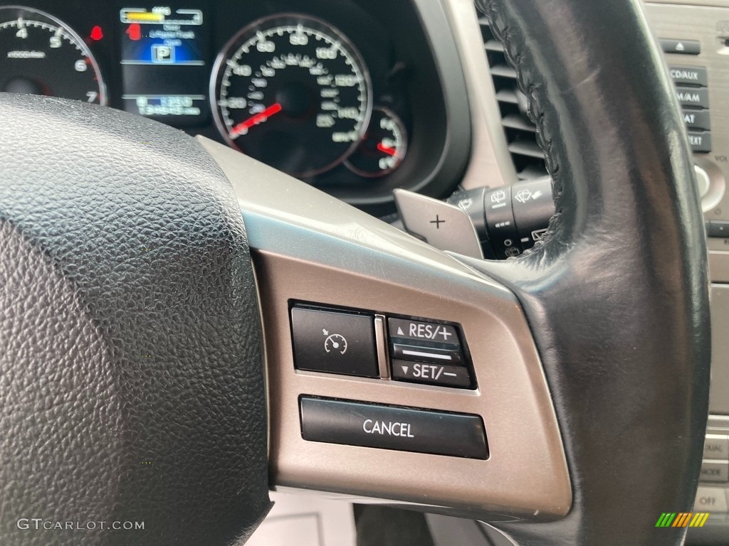 2013 Outback 2.5i Limited - Venetian Red Pearl / Off Black Leather photo #23