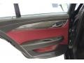 Morello Red/Jet Black 2014 Cadillac ATS 2.0L Turbo AWD Door Panel