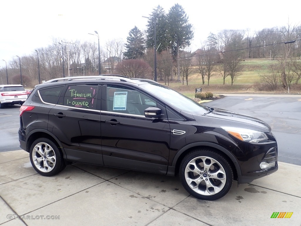 2013 Escape Titanium 2.0L EcoBoost 4WD - Kodiak Brown Metallic / Charcoal Black photo #7