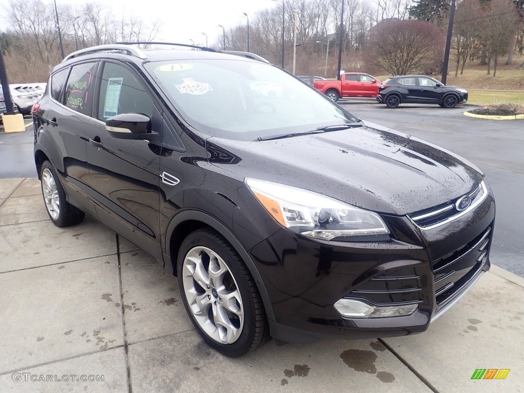 2013 Escape Titanium 2.0L EcoBoost 4WD - Kodiak Brown Metallic / Charcoal Black photo #8