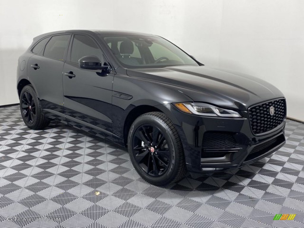 Santorini Black 2023 Jaguar F-PACE P250 S Exterior Photo #145516781