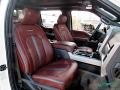 Front Seat of 2022 F450 Super Duty Platinum Crew Cab 4x4