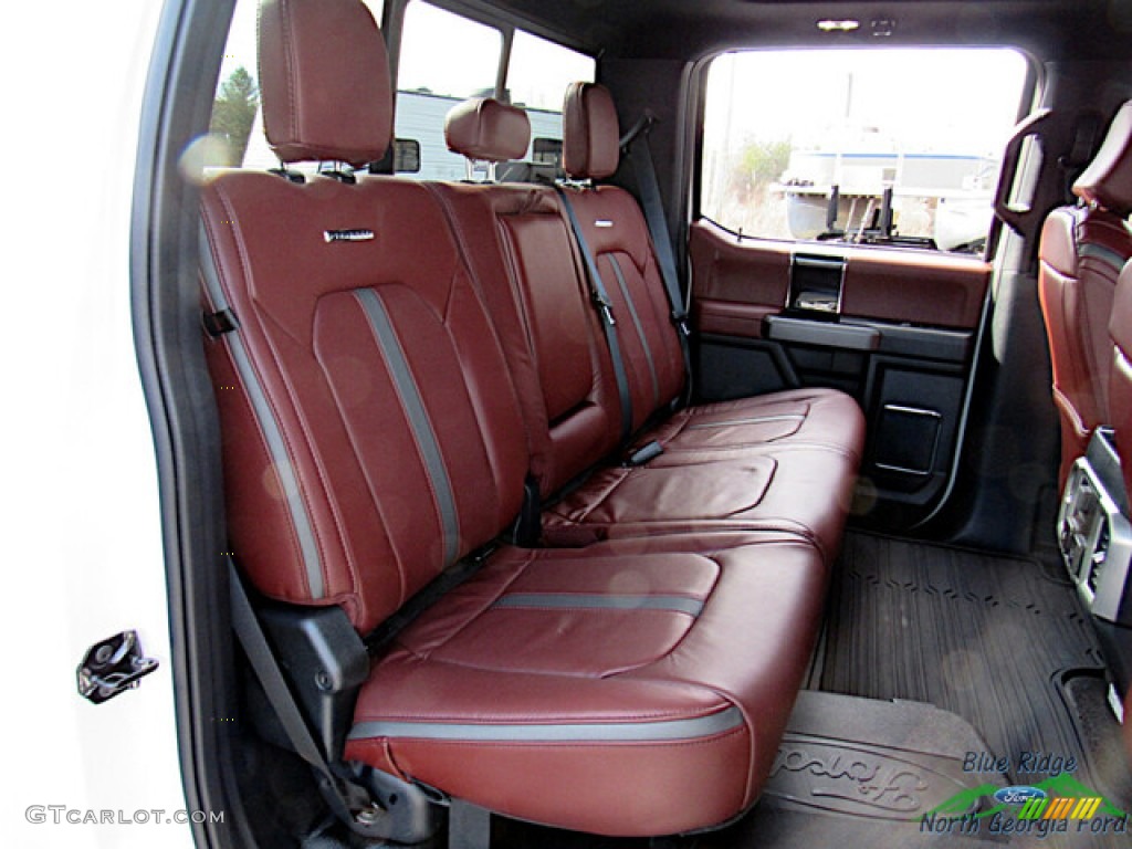 2022 Ford F450 Super Duty Platinum Crew Cab 4x4 Rear Seat Photo #145517653