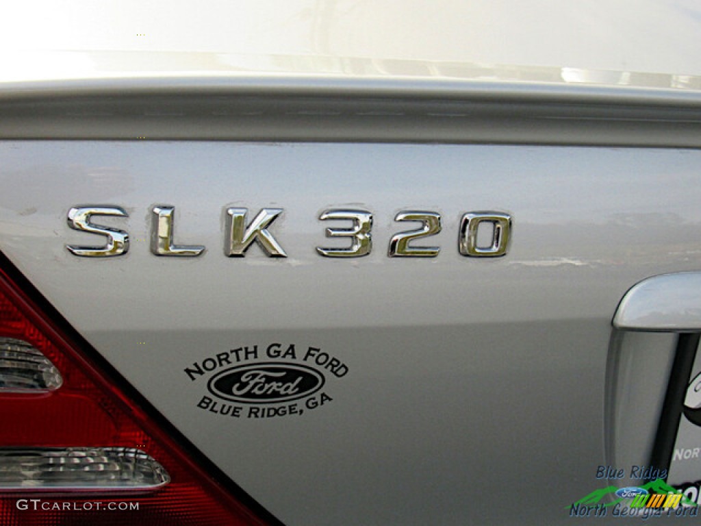 2004 SLK 320 Roadster - Brilliant Silver Metallic / Charcoal photo #27