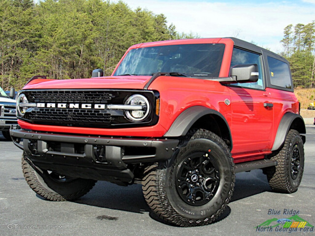 Race Red Ford Bronco