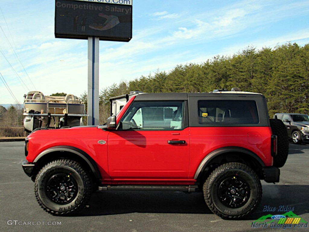 Race Red 2023 Ford Bronco Wildtrak 4X4 2-Door Exterior Photo #145517728