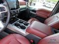 Black Onyx/Carmelo 2022 Ford F450 Super Duty Platinum Crew Cab 4x4 Interior Color