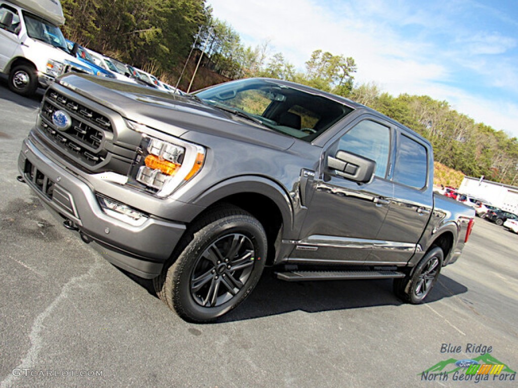 Carbonized Gray Metallic 2023 Ford F150 XLT SuperCrew 4x4 Exterior Photo #145518283