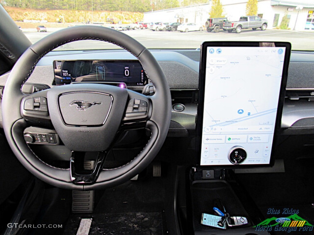 2023 Ford Mustang Mach-E GT eAWD Gray/Metallic Dashboard Photo #145518625