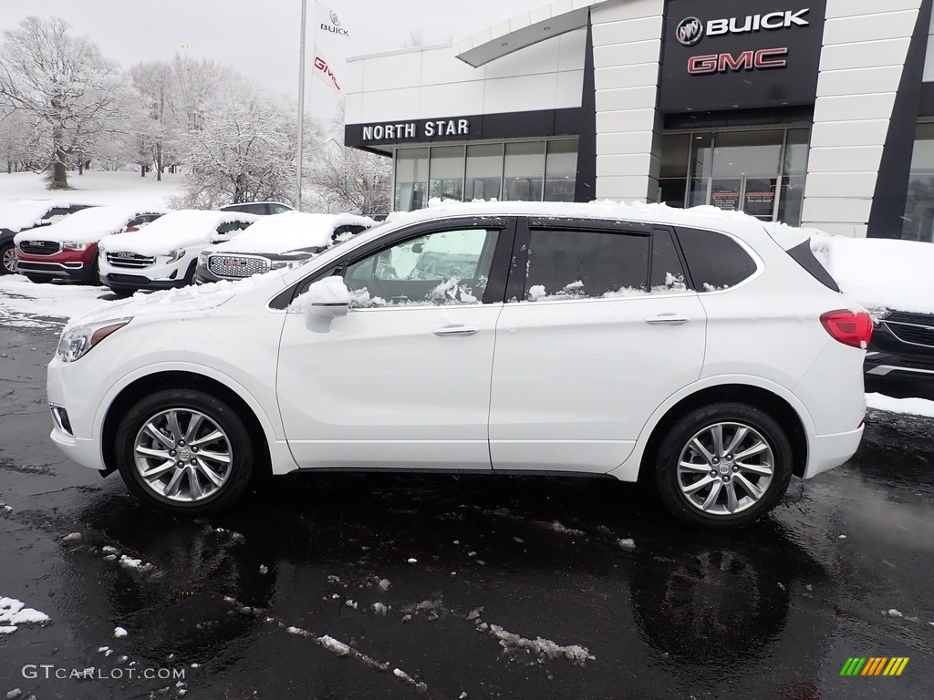 2020 Envision Essence AWD - Summit White / Light Neutral photo #2