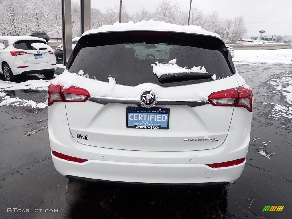 2020 Envision Essence AWD - Summit White / Light Neutral photo #5