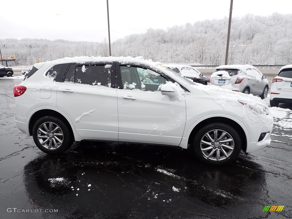 2020 Envision Essence AWD - Summit White / Light Neutral photo #8