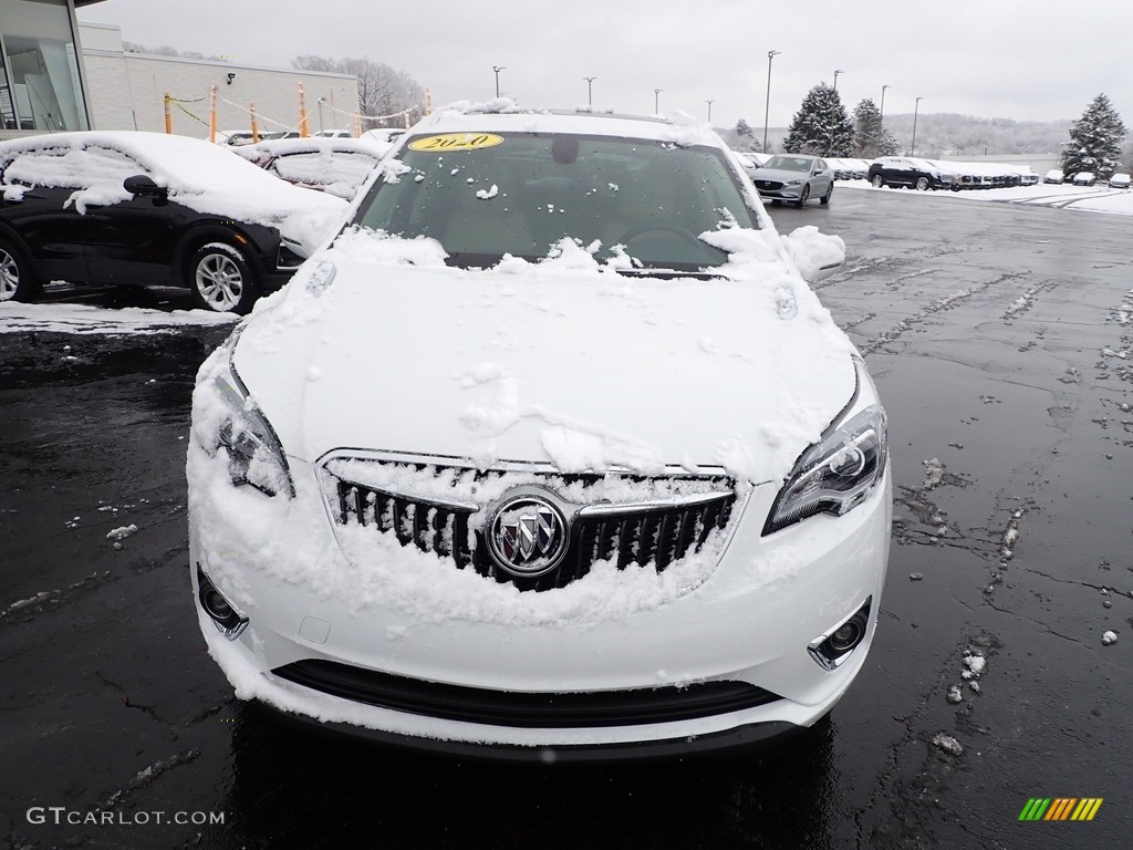 2020 Envision Essence AWD - Summit White / Light Neutral photo #11