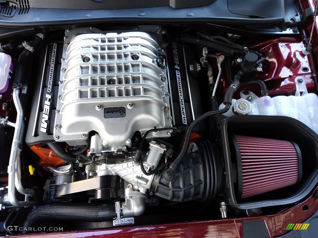 2022 Dodge Challenger SRT Hellcat 6.2 Liter Supercharged HEMI OHV 16-Valve VVT V8 Engine Photo #145519568