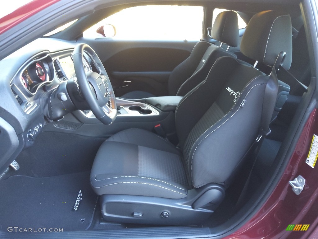 Black Interior 2022 Dodge Challenger SRT Hellcat Photo #145519610