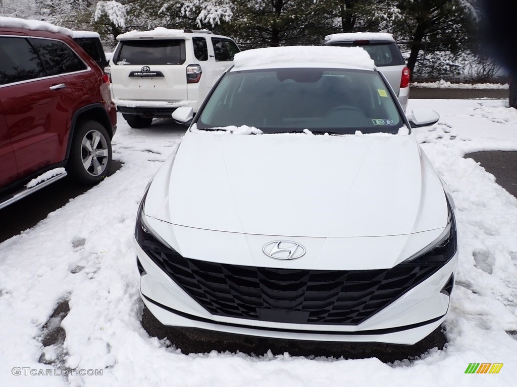 2023 Elantra SEL - Serenity White / Black photo #2