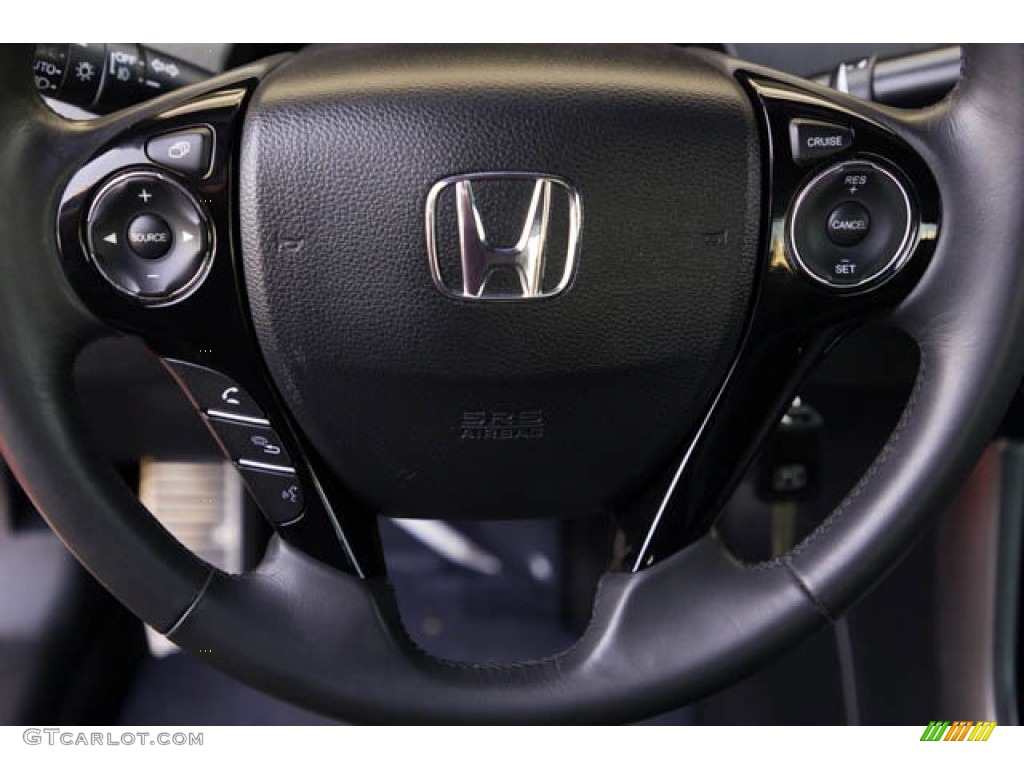 2016 Honda Accord Sport Sedan Black Steering Wheel Photo #145520924