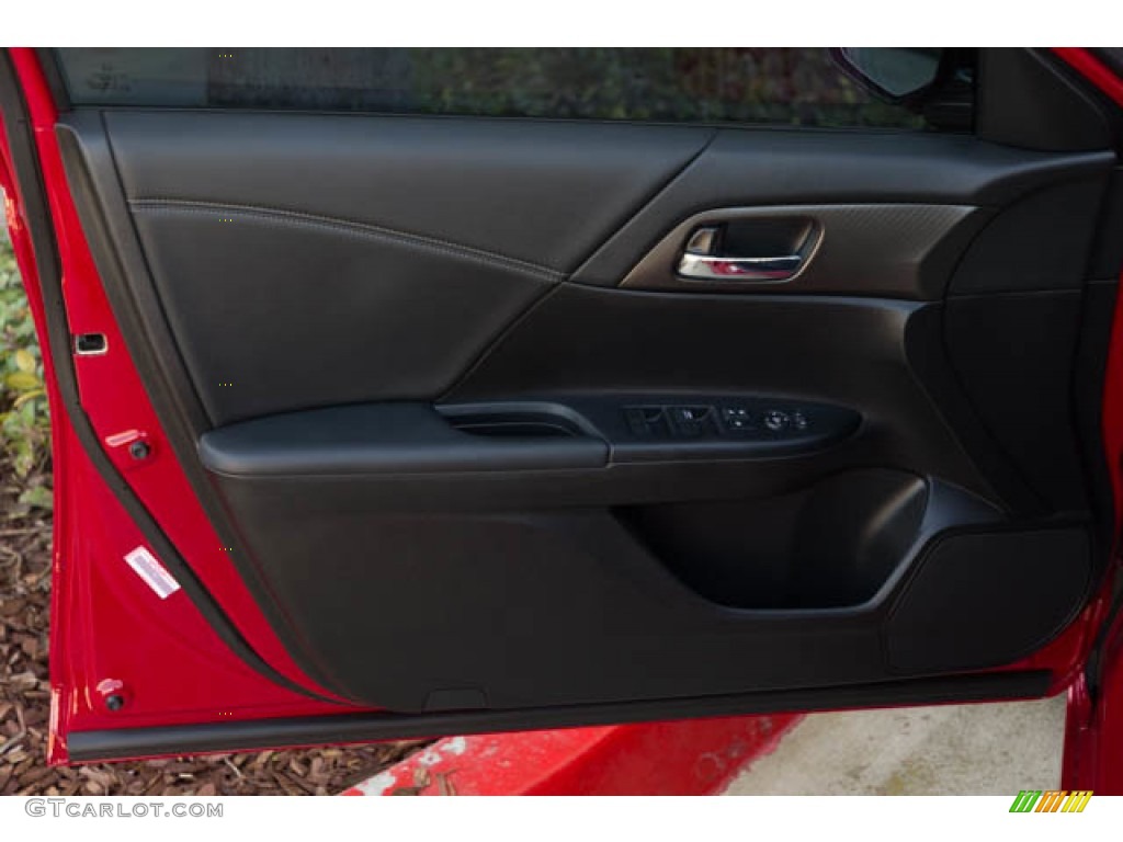 2016 Accord Sport Sedan - San Marino Red / Black photo #25