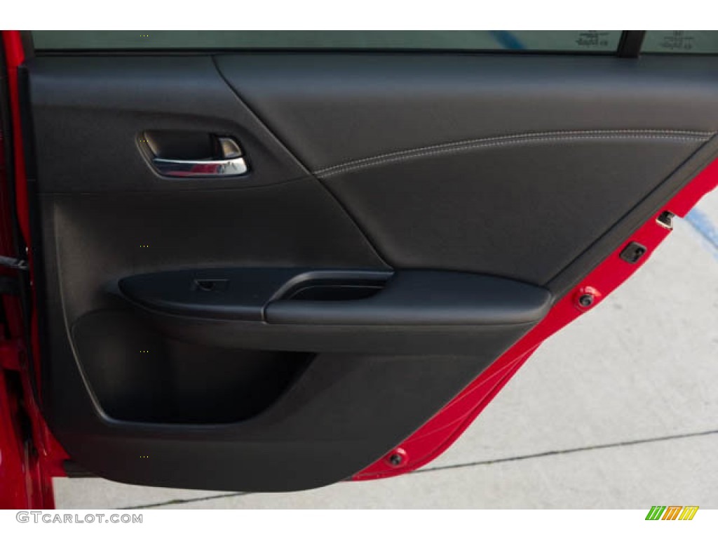 2016 Accord Sport Sedan - San Marino Red / Black photo #28