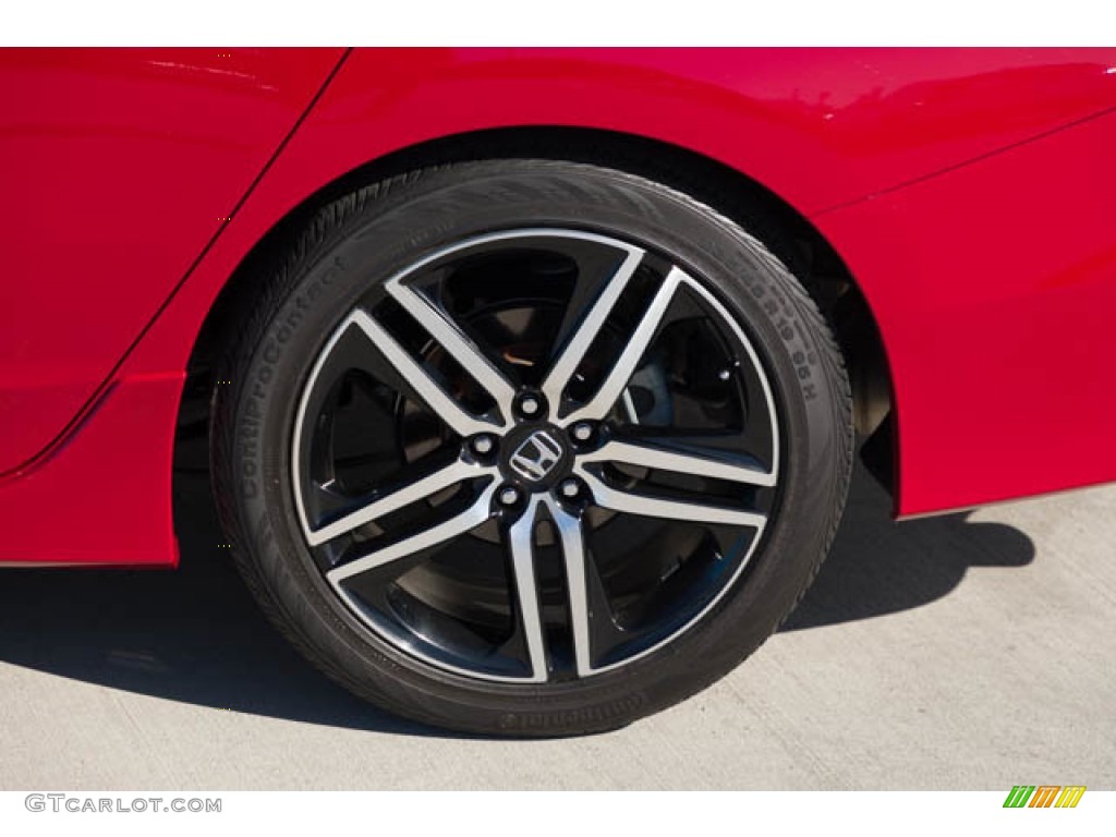 2016 Accord Sport Sedan - San Marino Red / Black photo #33