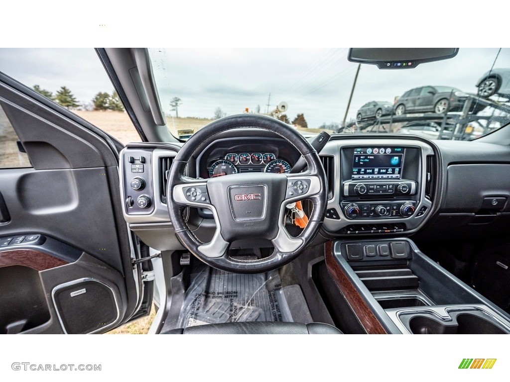 2018 GMC Sierra 2500HD SLT Crew Cab 4x4 Jet Black Dashboard Photo #145521443